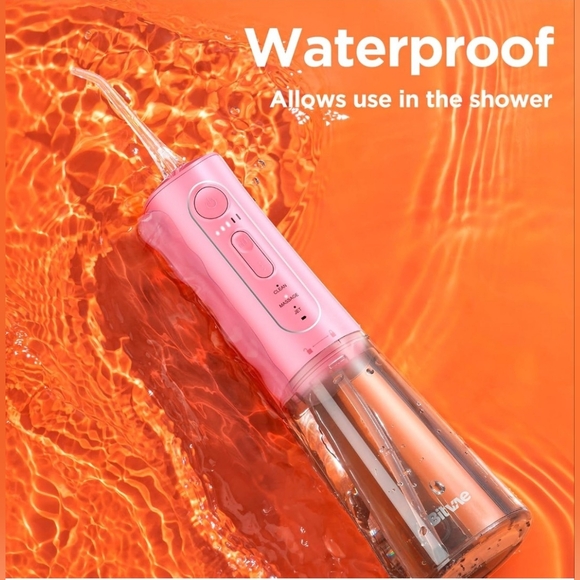 🆕️CORDLESS C5 WATER FLOSSER IN QUARTZ PINK W 2YR.WARRENTY 💗 - Picture 8 of 14